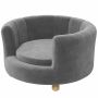 Dog bed PawHut 65x64x37cm., gray/light brown