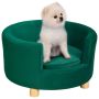 Dog bed PawHut 65x64x37cm., green/light brown