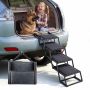 Koiraportaat autoon VEVOR 40x33-5, 4 askelmaa, 43,5 × 35 × 17 cm