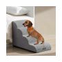 Feandrea PPS004G01 Dog Stairs, 4 Steps, Gray, 72 × 40 × 50 cm
