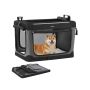 Dog cage Feandrea PDC017B01, 4 mesh doors, Black, 76.2 × 53.4 × 53.4 cm