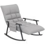 Rocking chair Homcom 60x134x70cm., gray/black