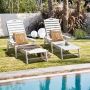 Outdoor rocking chair, 72 × 116 × 89 cm