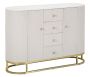 Living room cabinet Montpellier, 2 doors, 4 drawers, 120 × 85 × 40 cm