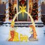 Lighting crib, 240 LED lights, 155 × 51 × 180 cm