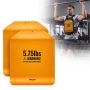 Painoliivilevyt VEVOR JSQB-5.75LB, 2 kpl, 2,6 kg/kpl, 295 × 240 × 30 mm