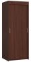 Wardrobe NORE 2D, dark brown
