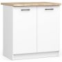 Kitchen cabinet NORE Oliwia S80 2D, white