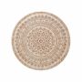 Carpet 120cm., white/beige