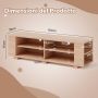 TV stand, 4 open compartments, 150 × 45 × 39 cm