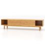 TV stand, With sliding doors, 160.02 × 40.64 × 38.1 cm