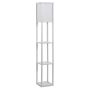 Lattiavalaisin Aosom 833-623V90WT, 3 hyllyä, 26 × 160 × 26 cm