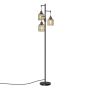 VASAGLE floor lamp, 3 E27 sockets, Black, 29 × 176.5 × 32 cm