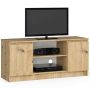 TV-taso CLP, 2 ovea, ruskea, 120 × 55 × 40 cm