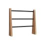 Wall-mounted jewelry holder, brown/black