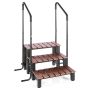 Hot tub step with handrail, 3 steps, 640 mm, 249.5 kg load capacity