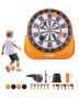 Inflatable football dart board with sticks, balls and pump, 6 feet tall