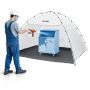 Portable paint booth tent, 32930x2300x1880 mm, oxford fabric, with floor and mesh