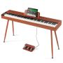 Digital weighted electric piano, 88 keys, bluetooth, USB, MIDI, with stand and headphones