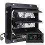 Extractor fan, 254 mm, temperature and humidity controller, EC motor, 843 CFM, variable speed, wall-mounted, for greenhouses and garages
