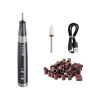 Electric cordless nail drill, variable speed, 50 sanding bands