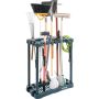 Garden tool holder, 10 slots, PP, for long-handled tools