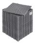 Interlocking grey PP drainage mat, 12x12 inches, 24 pcs.