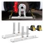 Wheel alignment tools, stainless steel plates with measuring tapes, 2 pcs.
