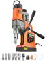 Portable magnetic drill 1450W, 2 inch, 6 crown bits, variable speed