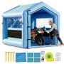 Inflatable paint booth 3x2.5x2.5 m with blower and air filter