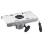 Boat seat aluminum base with slider, 5 inch travel, waterproof and rustproof
