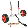 Kayak and canoe trolley, 104 kg, PU tires, foldable