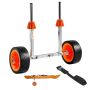 Kayak and canoe trolley with rubber tires, 113.4 kg load capacity