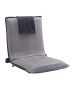 Adjustable Folding Gray Floor Meditation Chair with Back Support