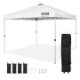 Pop-up event tent 305x305 cm with carrying bag, white