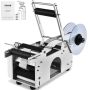 Semi-automatic labeling machine for round bottles, diameter 2-12 cm