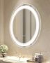 LED bathroom mirror, 60 cm, round, anti-fog, 3 color temperature adjustment