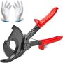 Ratchet cable cutter 11 inches, up to 400 mm², with silicon-manganese steel blade