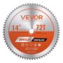 Circular saw blade, 355 mm, alloy teeth, for cutting metal