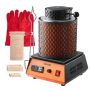 Electric metal melting furnace 1500 W with 5 kg ceramic crucible
