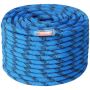12.7 mm static climbing rope, 60.9 m, blue, 30 kn, for rescue and descent