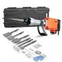 Electric demolition hammer, 2200 W, 6 chisels, concrete breaker