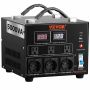 Voltage converter 5000 VA with US, EU sockets and USB port