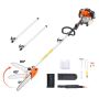 Petrol chainsaw, 43 cm³, 30 cm saw bar, retractable pruning tool