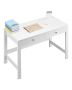 Small white desk with drawers, MDF, modern