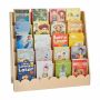Montessori 5-tier children's bookshelf with hooks