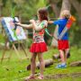 Bow and arrow set for kids with targets and shooting toys
