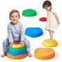 Balance sensory stones for children, 5 pcs., non-slip toys