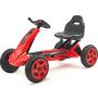 Children's off-road pedal go-kart, red, 3-8 years.