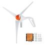 500W wind turbine generator, 12V, 3 blades with MPPT controller